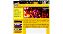 Desktop Screenshot of fullmoon.phangan.info